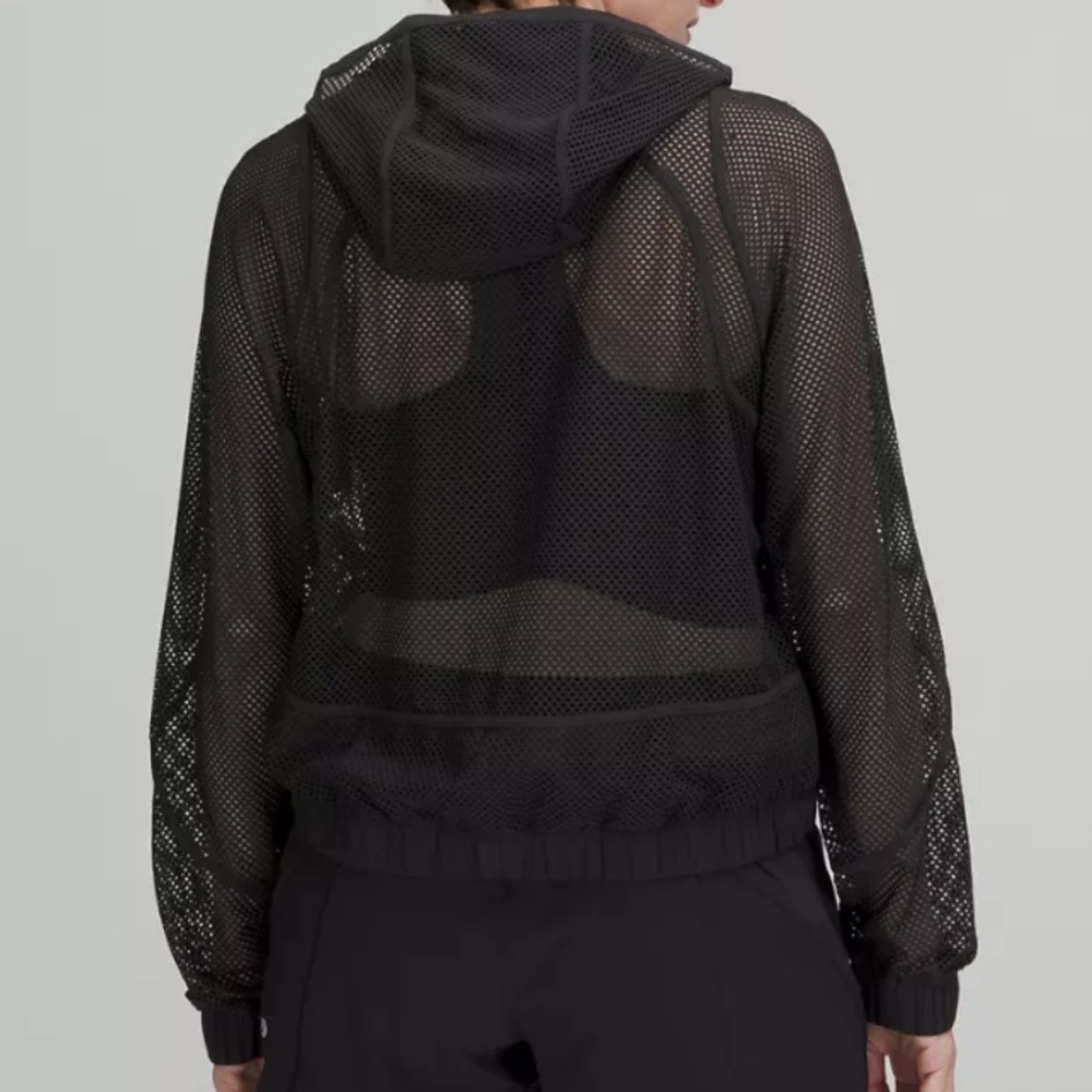 Lululemon mesh jacket black
